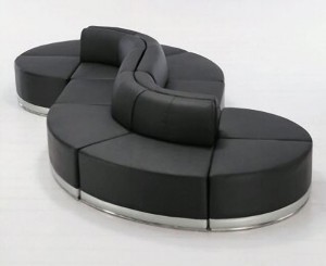 Modular Bench Seating, Leather