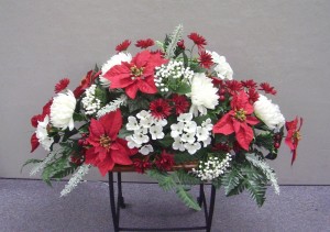 Floral Placements for Graves, Over-Headstone, Special, Winter