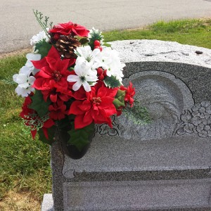 Floral Placements for Graves, Monument, Winter